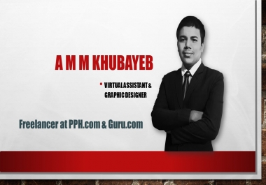 I can provide Virtual Assistant Services