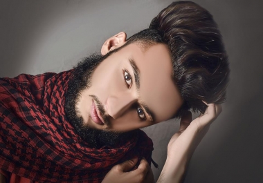 Face retouching of your pics for handsome look