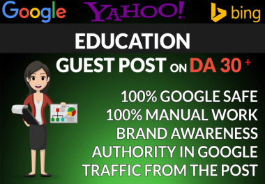 write and publish high quality guest post on education sites