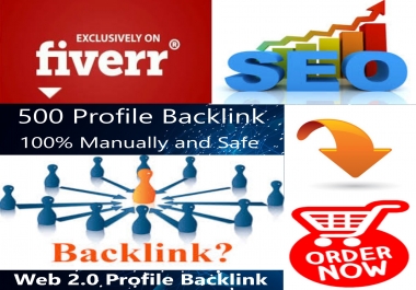 I will Create 500 Profile Backlinks