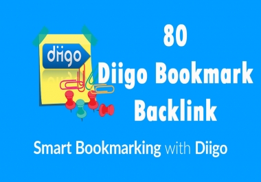 Diigo High Quality 80 Bookmark backlink PR8-9 Google 1