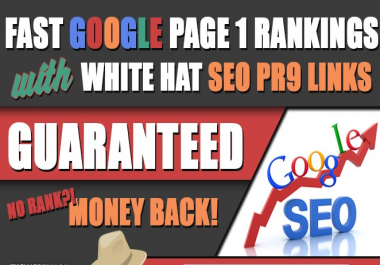 GOOGLE TO 5 GUARANTEED - With FAST BOOTING RANK - 1ST TIME ON SEO