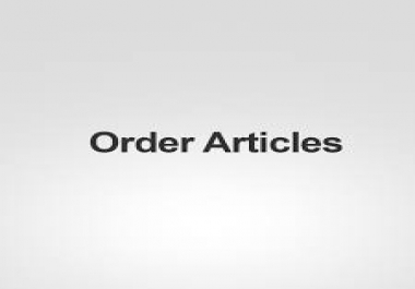 50 articles of 1000 words each