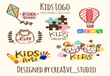 create 3 hand drawn logo in 2hrs