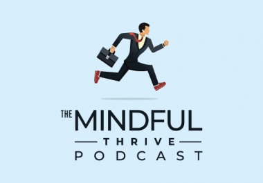 design minimalist podcast logo or cover