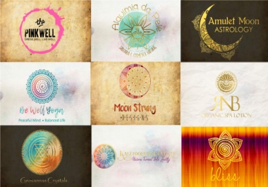 design a mandala or sacred geometry logo