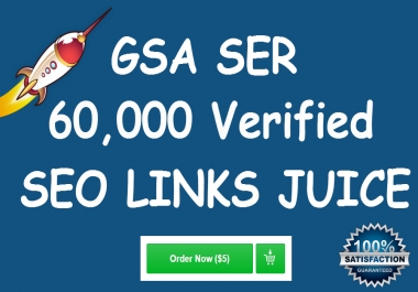 do 60,000 verified gsa ser live backlinks for seo rankings