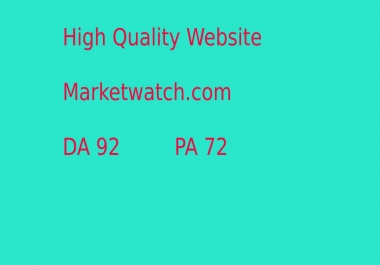 publish guestpost on marketwatch DA 92