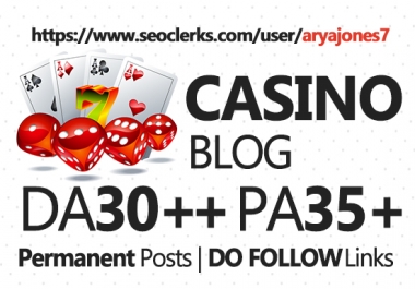 Submit Guest Post in Casino blog