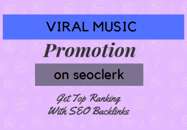 rank and viral music promotion on Seocheckout
