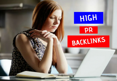 rank you on google by 300 high PR backlinks