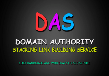 provide domain authority stacking 100 SEO backlinks
