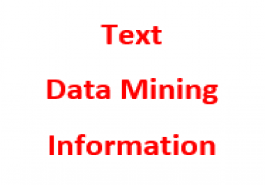 Get required information from any text document.