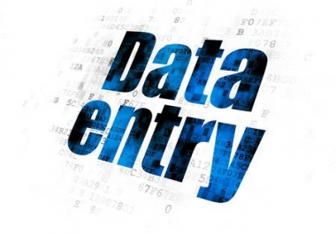 DATA Entry Operator/Computer typist available 60 wpm. with timely and accurately delivery of work