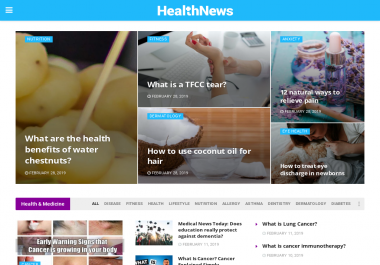 Automated Health News Autopilot Website