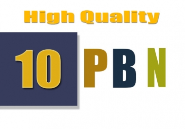 10 Manually PBN Homepage Backlinks HQ Speed