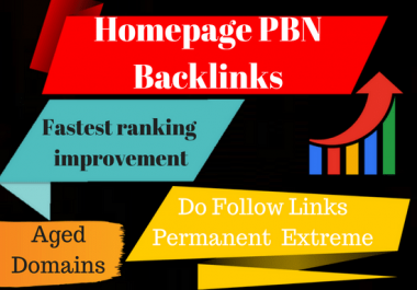 Create 10 High Pa Da Tf Cf Homepage Pbn Backlinks