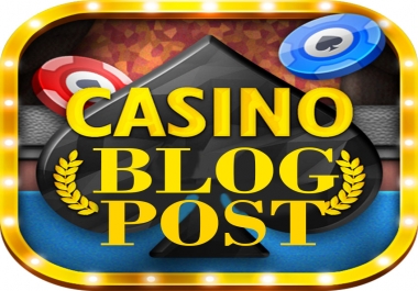 50 CASINO/GAMBLING/POKER Blogger PBN BLOG POST Indexing Quality Increase Google 1st Page Ranking