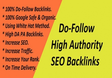 25 High Authority Do-follow SEO Back-links