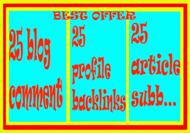 25 Blog USA Profile And Article Backlinks For Site