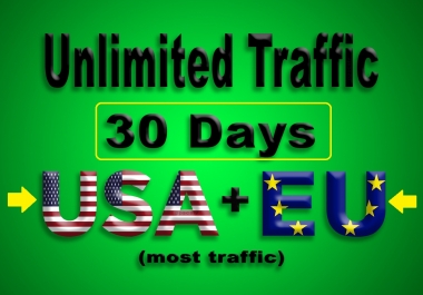 Get UNLIMITED Real Web Traffic From US and EU