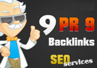 manually create 15+ Top Quality SEO Friendly Back links from 15 unique PR9 Sites